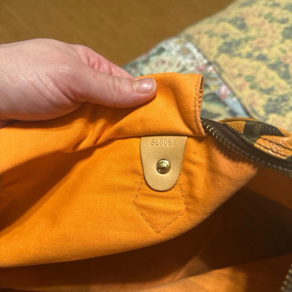 LV Speedy 30 Bag Sprouse Graffiti Brown Orange Y2K kidcore edgy handbag JAPAN 🇯🇵 - Picture 10 of 17